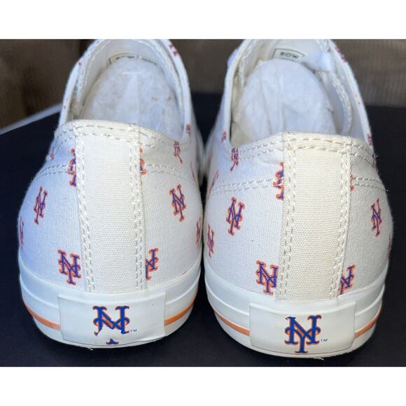 Row One Unisex New York‎ Mets canvas Logo Shoes Mens 9.5 Woman’s 11 main image 7